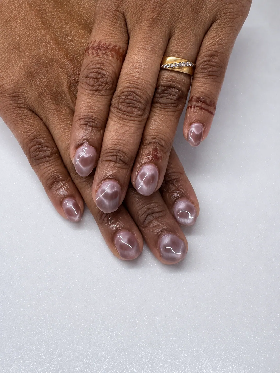 Mauve Magnetic client nail set, photo 2 of 2